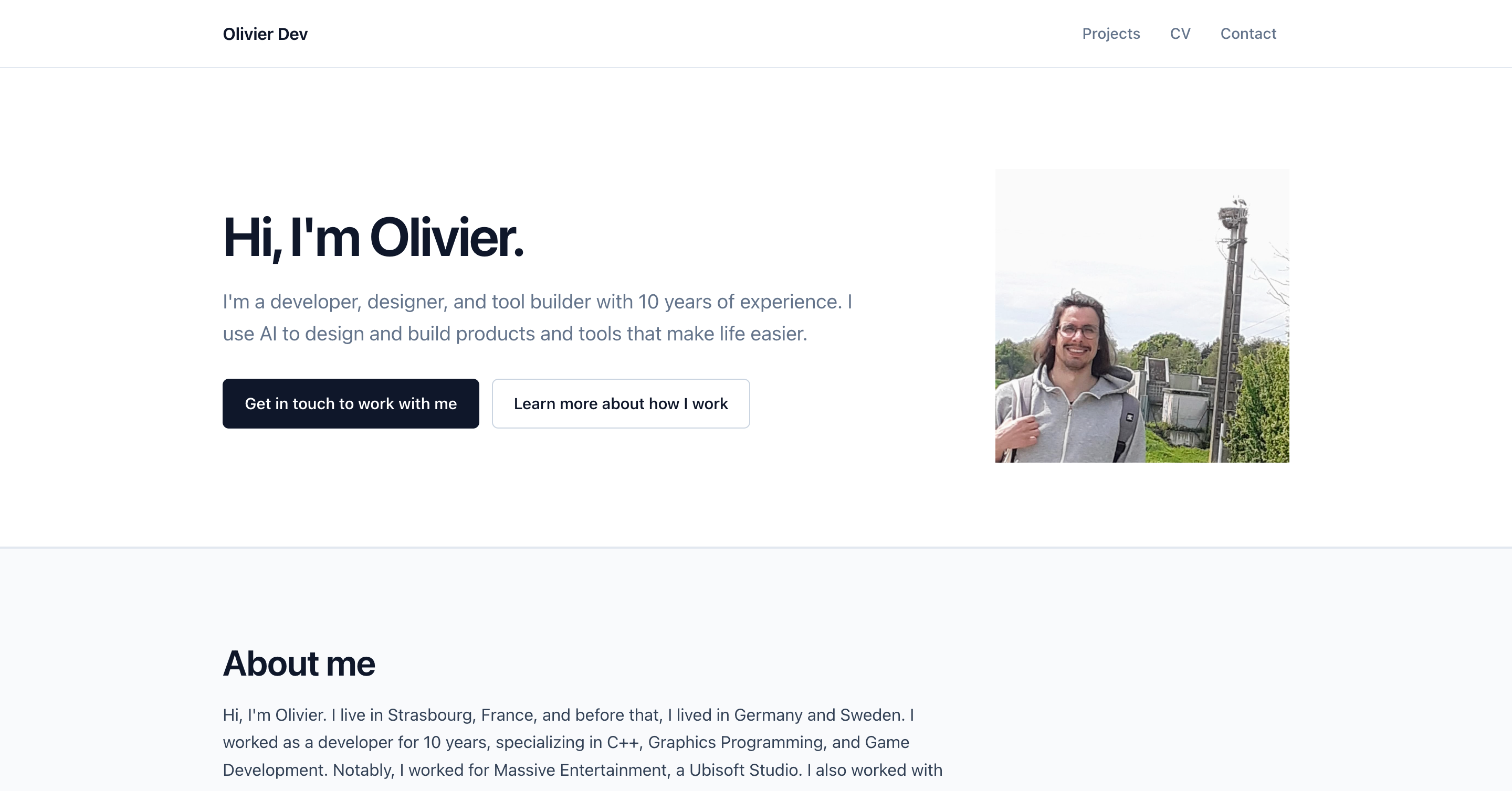 portfolio dev